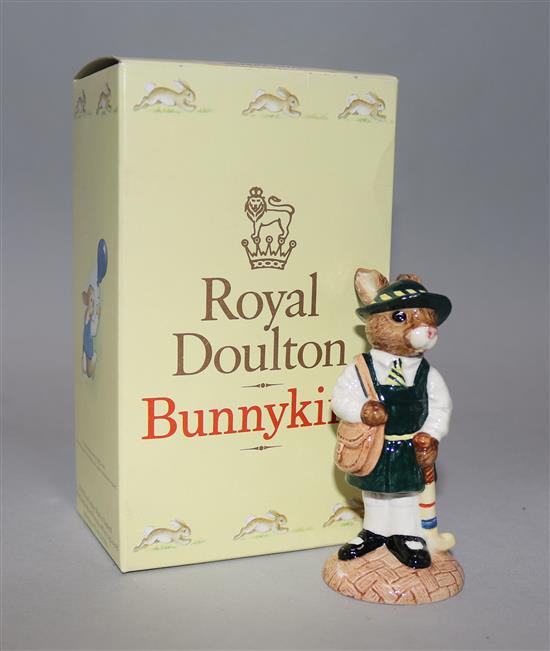 Nine Royal Doulton Bunnykin figures
